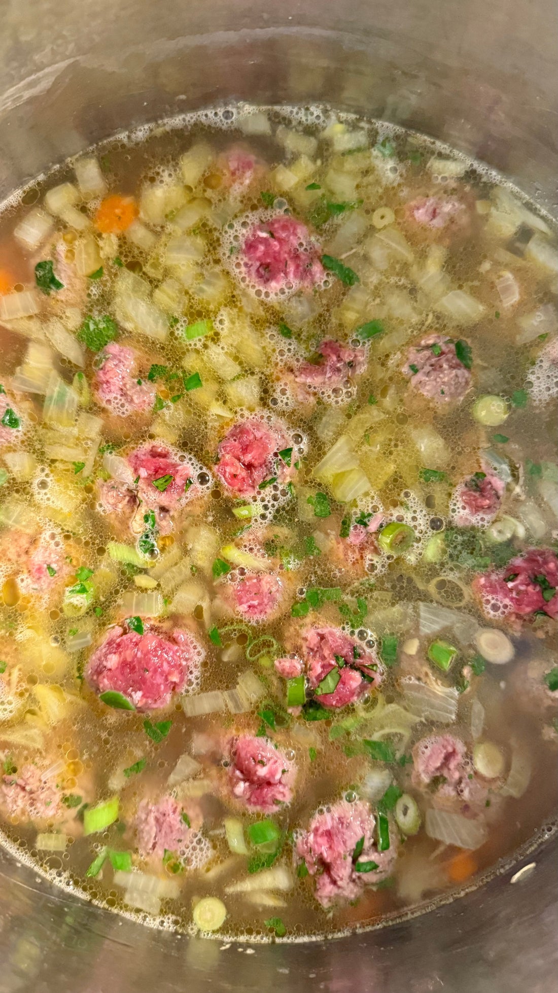 🍲 Cozy, Nourishing, Low-Oxalate Meatball Soup (with Coconut Jasmine Rice)