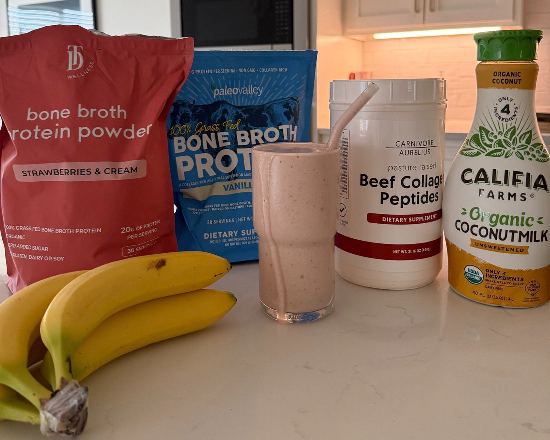 Banana 🍌 Berry 🍓 Collagen Protein Smoothie