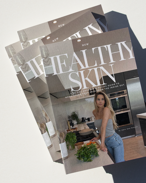 HEALTHY SKIN GROCERY & RECIPE GUIDE + ANIMAL-BASED GUIDE