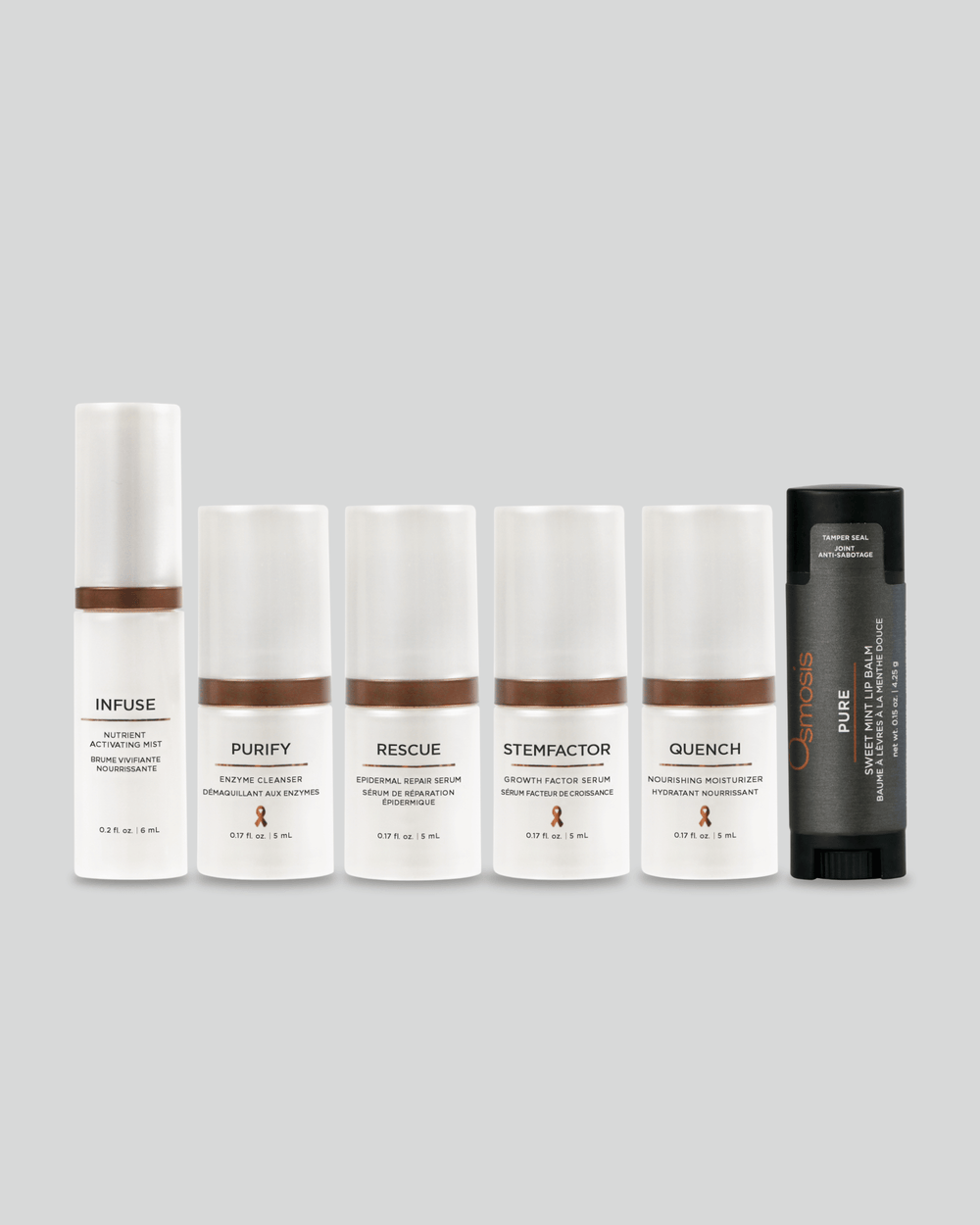 Osmosis Sensitive Skin Deluxe Travel Kit - 6-piece skincare set