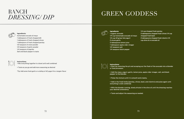 HEALTHY SKIN GROCERY & RECIPE GUIDE + ANIMAL-BASED GUIDE