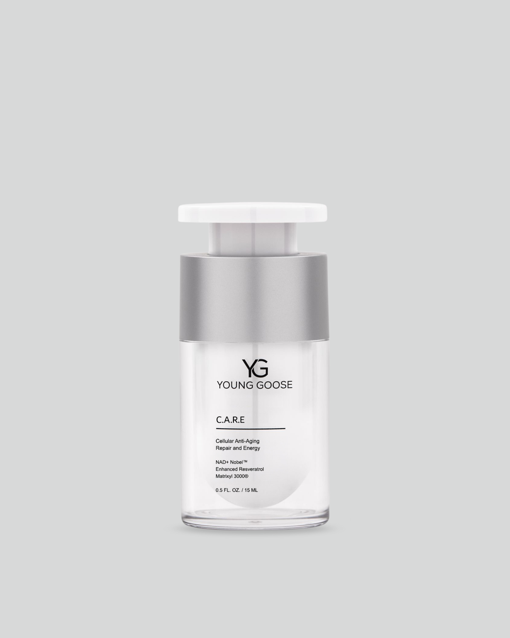 Young Goose C.A.R.E. (CARE) - NAD+ Boosting Anti-Aging Moisturizer in travel size