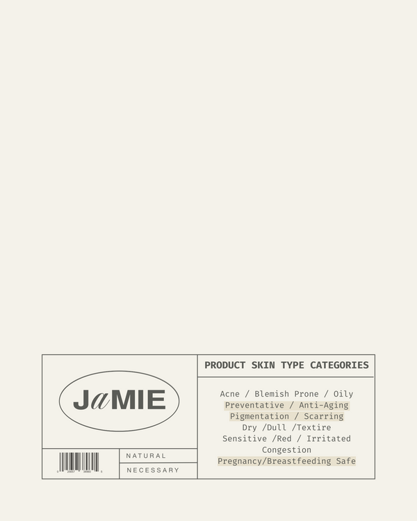 Young Goose CARE product skin type - preventative and anti-aging, pigmentation and scarring, pregnancy and breastfeeding safe