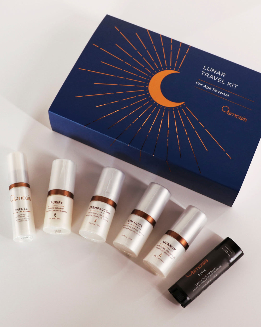 Osmosis Lunar Travel Kit for Age Reversal - Holiday 2025 Limited Skincare Sets
