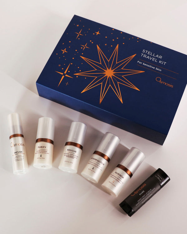 Osmosis Stellar Travel Kit for Sensitive Skin - Holiday 2025 Limited Skincare Sets